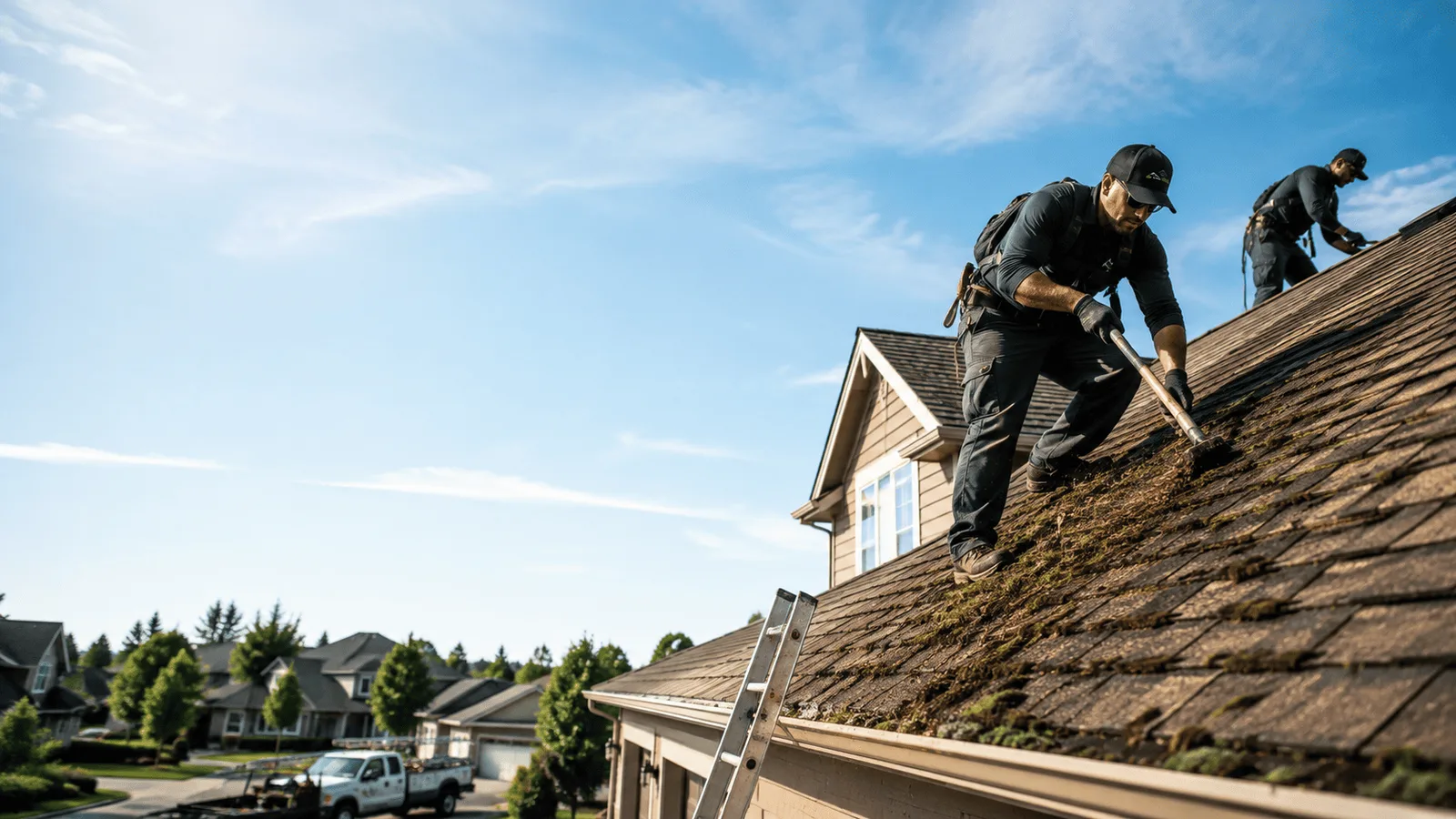 Roof Moss Removal in Sumava Resorts, IN near me